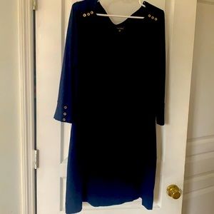 Dress long sleeve navy